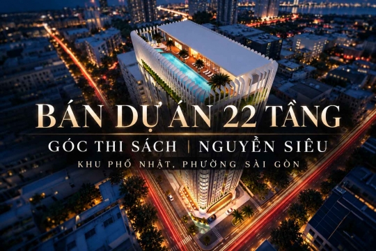 Bán dự án 22 tầng góc Thi Sách | Nguyễn Siêu, khu phố Nhật, Phường Sài Gòn